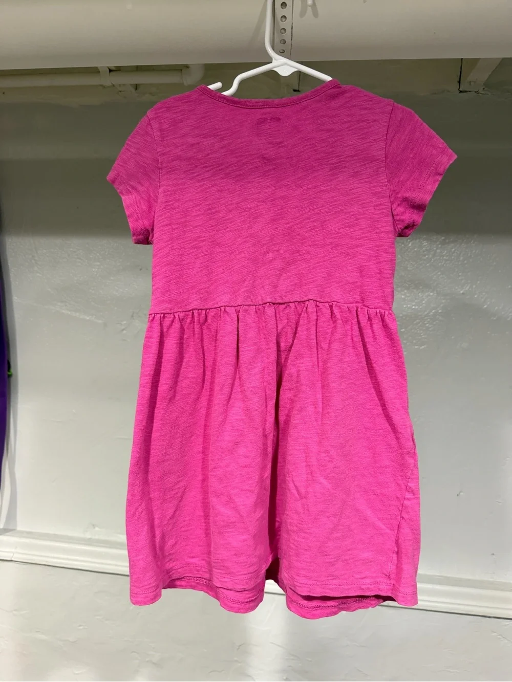 GAP Bright Pink Button-Front Casual Dress